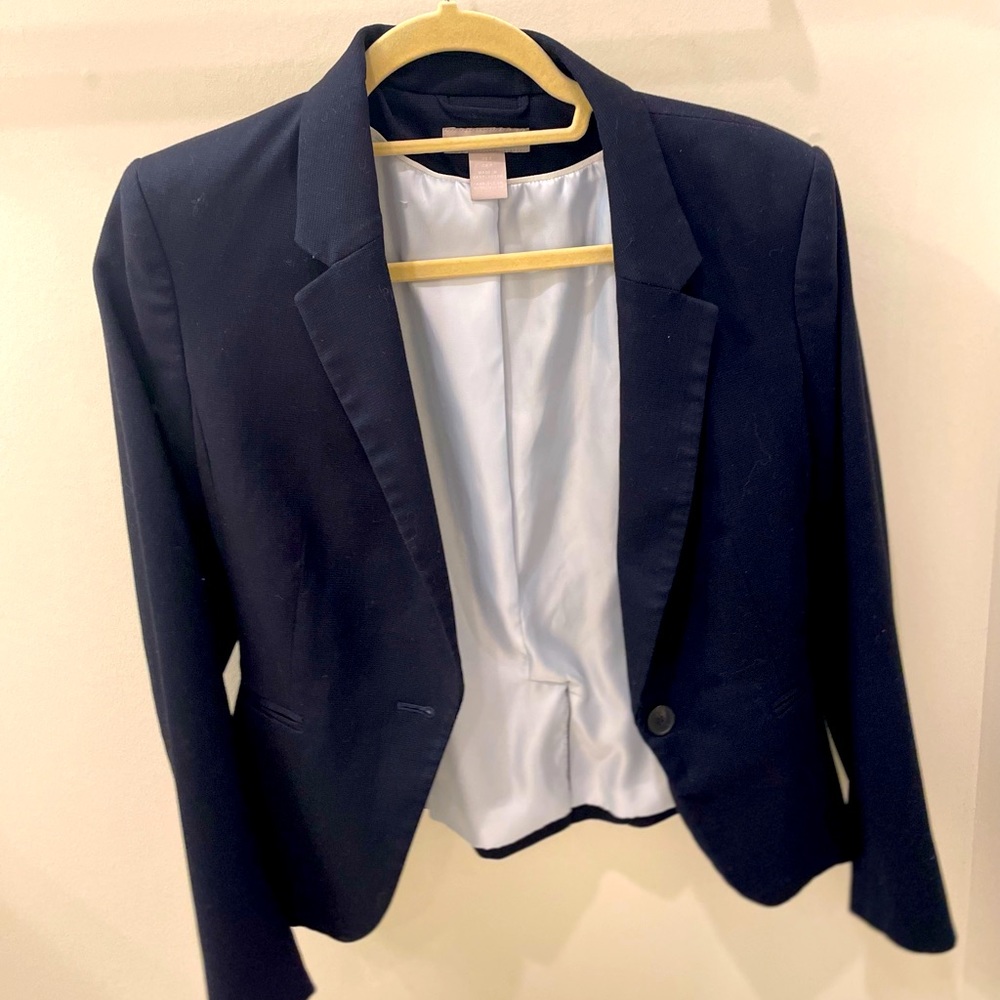 Navy womens blazer